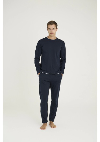9222 Erkek O.yaka Pijama Takım
