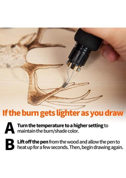 WH-939-2 Ahşap Yakma Istasyonu Tek Kollu - 20UÇLU fırsatları