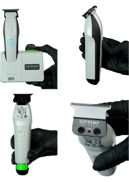 Gri Recharge Trimmer | 3 Şarj Seçeneği | Rgb LED Gösterge | Ergonomik modelleri