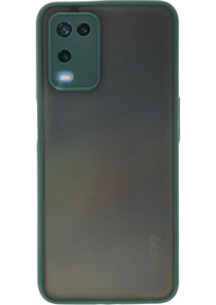 Oppo A54 4g Kılıf Montreal Silikon Kapak - Yeşil (K95)