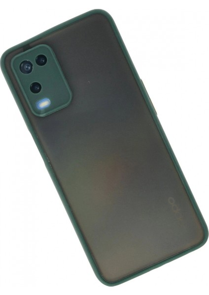 Oppo A54 4g Kılıf Montreal Silikon Kapak - Yeşil (K95) fiyatları