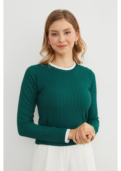 Bürümcük Kumaş Biyeli Bluz fiyatları