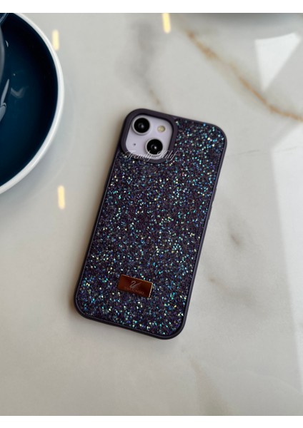 iPhone (13) Uyumlu Lüks Taşlı Kılıf