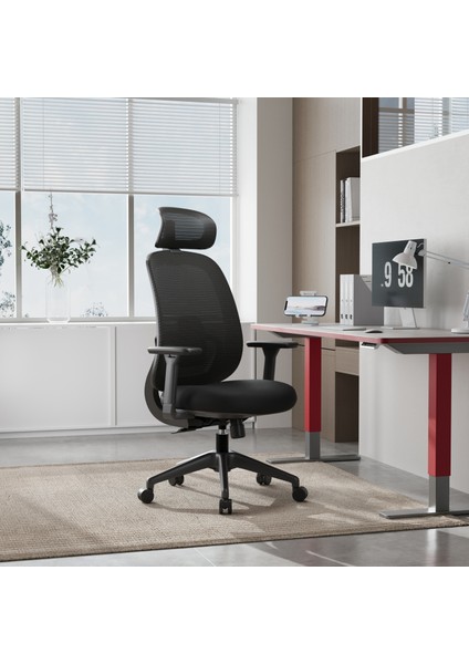 X100 Comfort Fileli Ofis ve Çalışma Sandalyesi Siyah