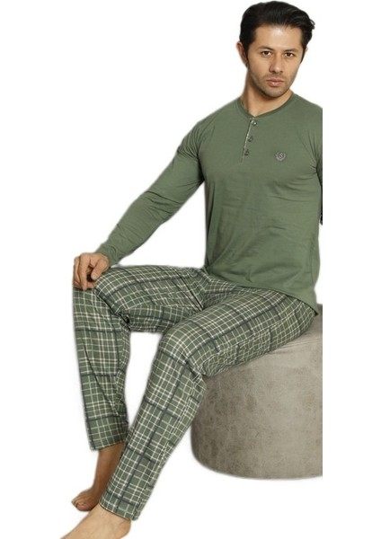 Regal Mode Uzun Kollu Üç Düğmeli Erkek Pijama Takımı M/xxl fiyatları