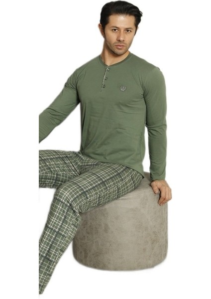 Regal Mode Uzun Kollu Üç Düğmeli Erkek Pijama Takımı M/xxl modelleri