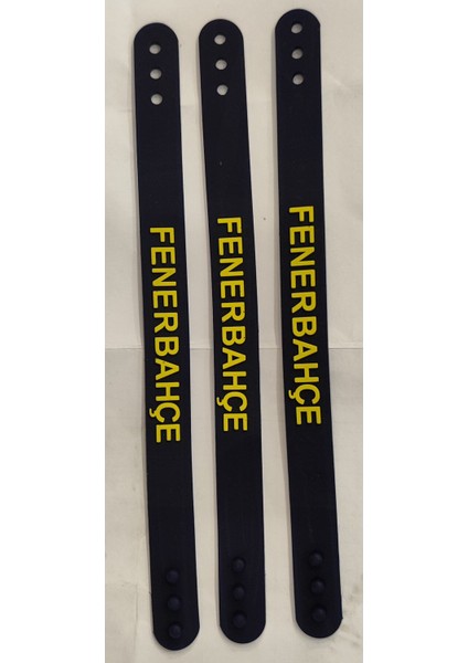 Çocuklar Için Silikon Taraftar Bileklik 3 Lü Set