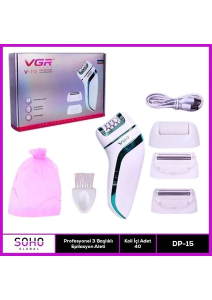 Profesyonel 3 Başlıklı Epilasyon Aleti fiyatları