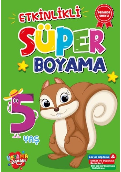 Etkinlikli Süper Boyama 5 Yaş