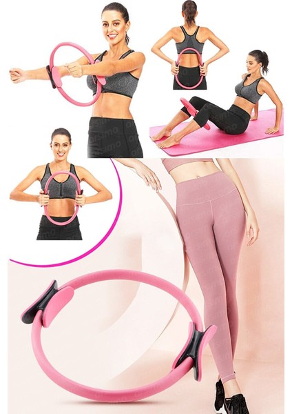 38 cm Pilates Çemberi Pilates Halkası Spor Egzersiz Aleti Özel Tutmalı Model