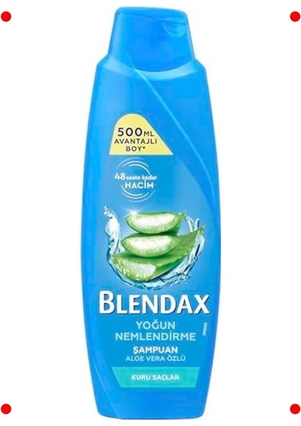 Yoğun Nemlendirme Aloe Vera Özlü Şampuan 500 ml