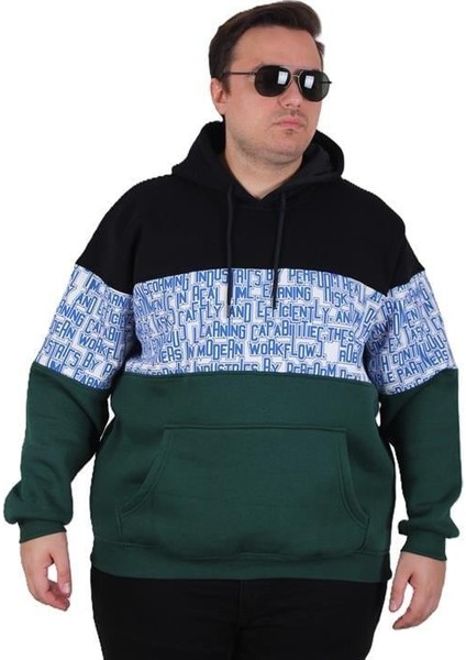 Büyük Beden Kapüşonlu 3ip Sweat Transforming 25713 Lacıvert fiyatları