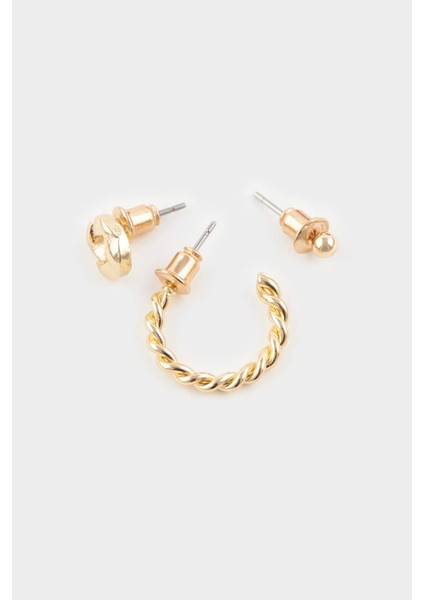 Kadın 6'lı Gold Küpe G1253AXNS modelleri