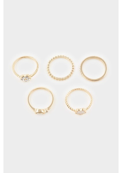 Kadın Gold 5'li Yüzük G1269AXNS