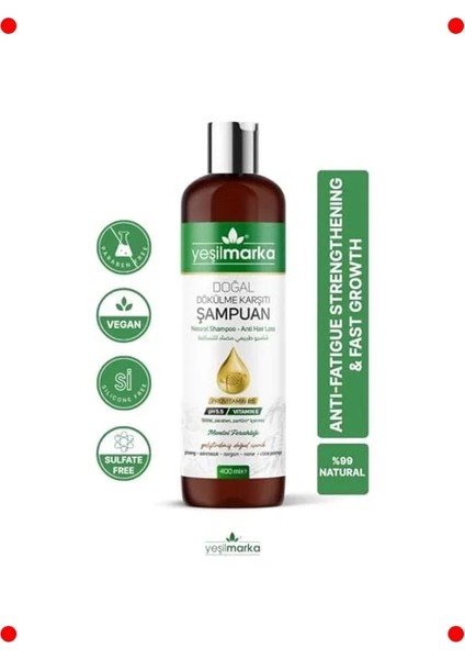 Doğal Dökülme Karşıtı Şampuan - Kuru ve Ince Saçlar 400ML fiyatları