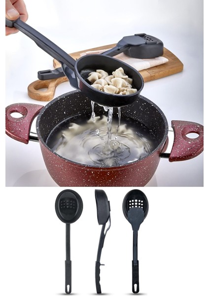 Isıya Dayanıklı 3 In 1 Servis Kepçesi + Spiral Çırpıcı - 2li Set ABC123 modelleri