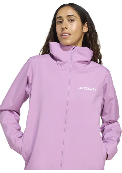 Essentials 2 Layer Rain Kadın Pembe Kapüşonlu Ceket fırsatları