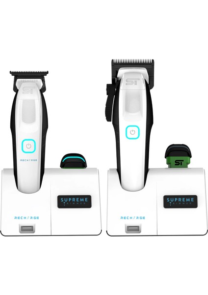 Recharge Tıraş Makineleri Seti 7500+ Rpm Motor, 3 Saatlik Pil, Çıkarılabilir Batarya