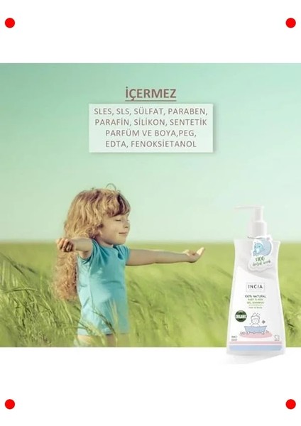 Doğal Bebek & Çocuk Jel Şampuanı Lavantalı 350 ml fırsatları