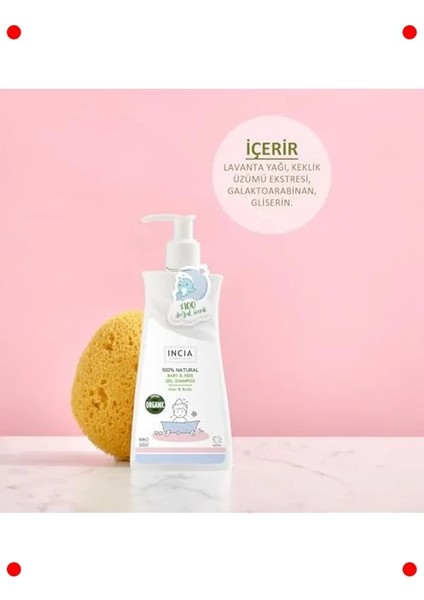 Doğal Bebek & Çocuk Jel Şampuanı Lavantalı 350 ml indirimleri