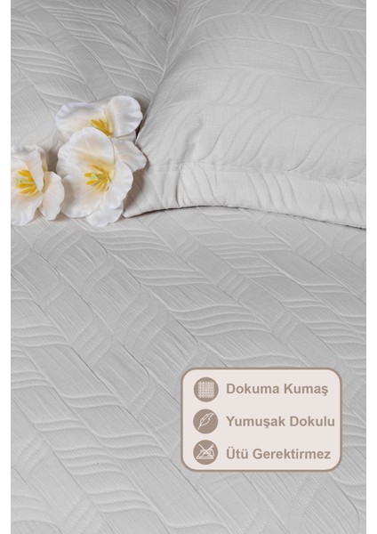 Fashion Yatak Örtüsü Takımı Çift Kişilik (240X250 Cm) Ekru modelleri