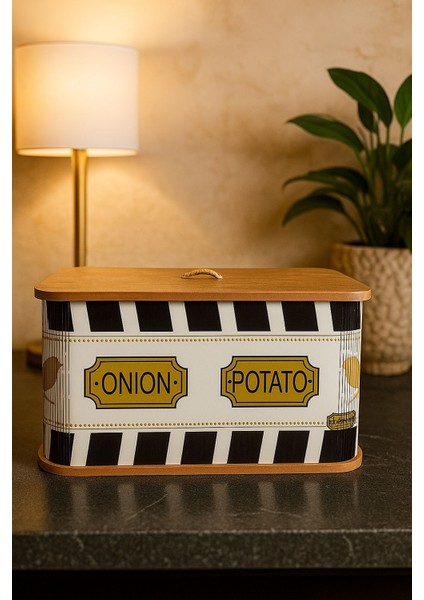 2 Bölmeli Kuş Desenli Ahşap Patates Soğan Sebze Saklama Sepeti Patates Soğanlık Lüx Sebzelik Kova modelleri