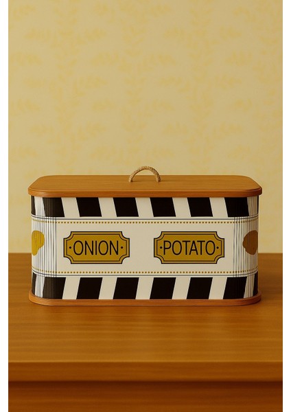 2 Bölmeli Kuş Desenli Ahşap Patates Soğan Sebze Saklama Sepeti Patates Soğanlık Lüx Sebzelik Kova fırsatları