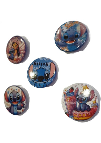 5 Li Rozet Seti Stitch Figürlü AD30058