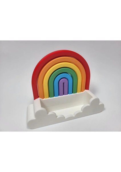 Gökkuşağı Kartvizitlik – Renkli Masa Kartvizit Standı fiyatları