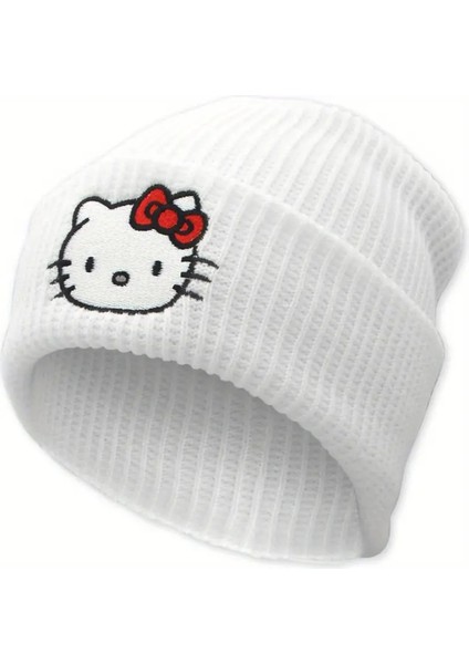 Çocuk / Genç Hello Kitty Figürlü Bere Esnek Tasarım