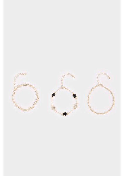 Kadın 3'lü Yonca Detaylı Bileklik E8317AXNS