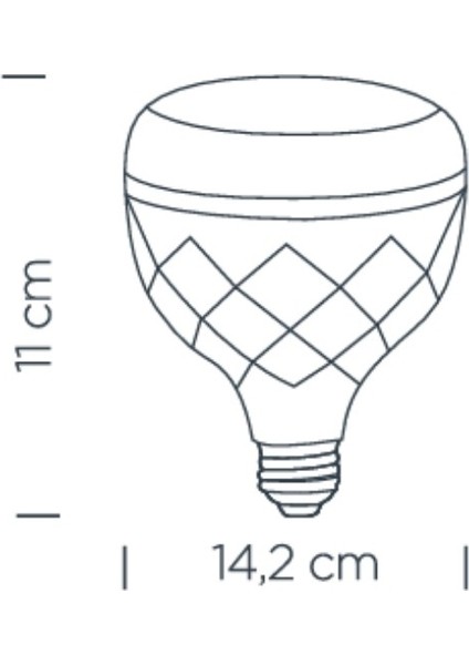 LED Ampul Kristal Camlı 40W E27 Beyaz Işık 6500K fiyatları