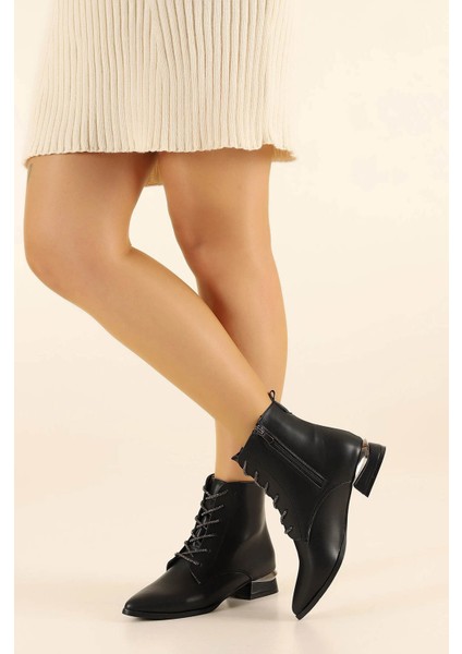 Siyah Kadın Bot & Bootie 01.111.01 fiyatları
