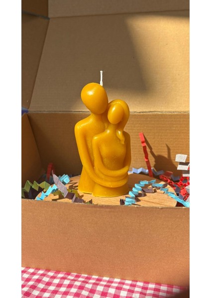 Balmumu Mum Sevgili Çift Modeli Mum