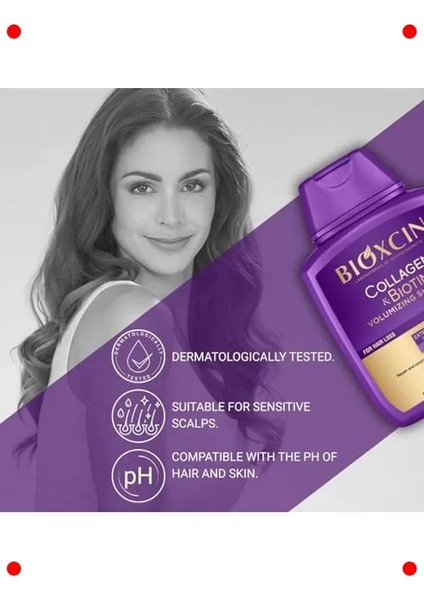 Kolajen Biotin Hacim Şampuanı Ince Telli Saçlar Için 300ML modelleri