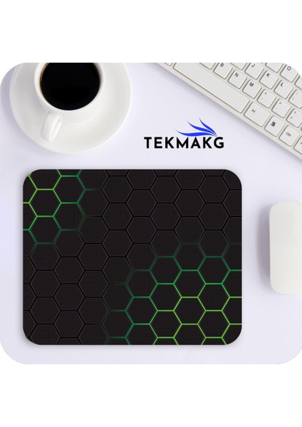 Petek Desenli Mouse Pad 25X30 cm Kaymaz Taban Oyuncu Mousepad Ofis Bilgisayar Laptop Masaüstü Pedi