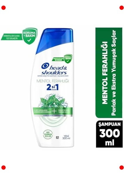 Mentollü Ferahlık 2'si 1 Arada Kepek Önleyici Şampuan fiyatları