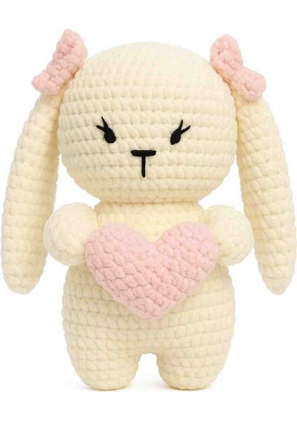Ürün Adı:el Yapımı Kalpli Tavşan Amigurumi Peluş Oyuncak