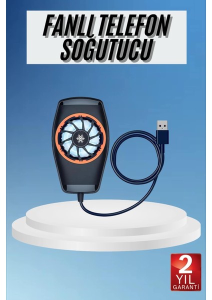 Telefon Soğutucu Fan Güçlü Motor Radyatör Cep Telefon Soğutma