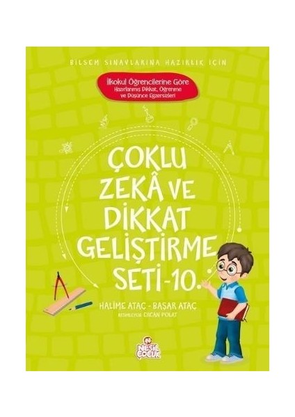Çoklu Zeka ve Dikkat Geliştirme Seti (10 Kitap)