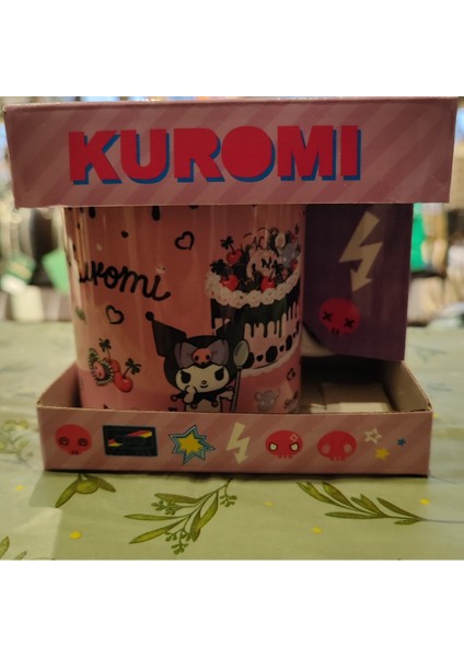 Kuromi Figürlü Porselen Kupa Bardak