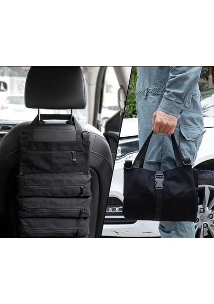 Asılabilir Hırdavat Çantası Çok Amaçlı Alet Çantası Bez Alet Çantası Asılabilir Katlanabilir Takım Çantası Rulo Tipi 1 Adet modelleri