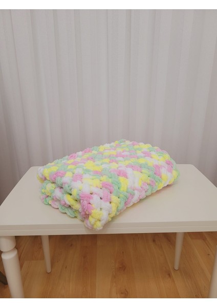 Puffy El Örgüsü Bebek Battaniyesi, El Örgüsü ,el Emeği