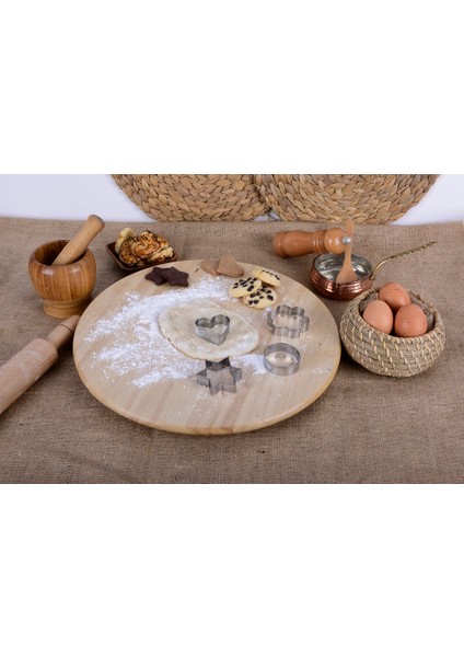 Mini Metal Kurabiye Kalıbı 4 Parça + Muffin Şekillendirici Kurabiye Şekillendirici 2li Set - P5R8L3 fiyatları