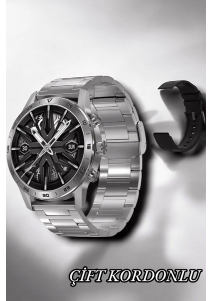 Suya Dayanıklı Dokunmatik Akıllı Saat Bluetooth 5.0, Sesli Asistan ve Sağlık Takibi fırsatları