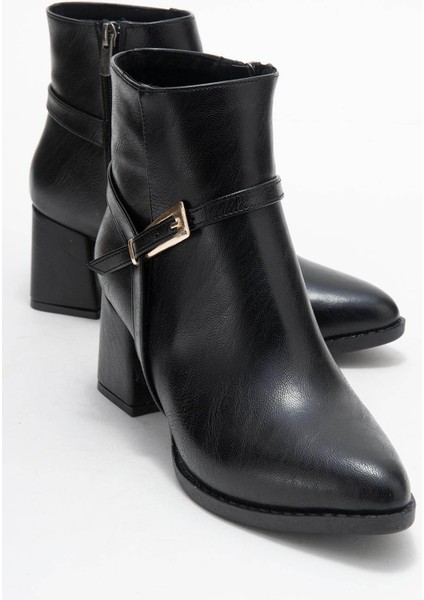 Siyah Kadın Bot & Bootie 21-T064 modelleri