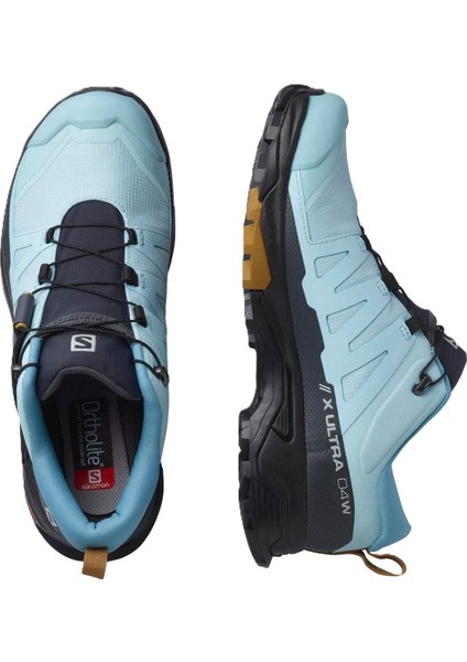 x Ultra 4 Gore Tex Womens Outdoor Shoes Su Geçirmez Nefes Alabilen Lastik Bağcıklı Kadın Outdoor Ayakkabı Mavi modelleri