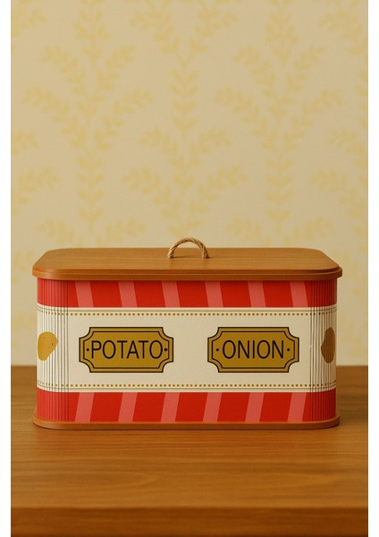 2 Bölmeli Kuş Desenli Ahşap Patates Soğan Sebze Saklama Sepeti Patates Soğanlık Lüx Sebzelik Kova modelleri