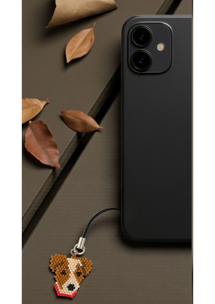Miyuki Boncuk El Yapımı Köpek Telefon Çarmı - Charm 1
