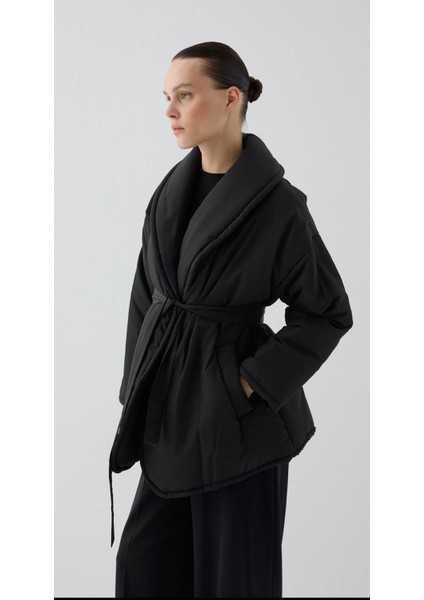 Kuşaklı Şişme Mont Kadın fiyatları